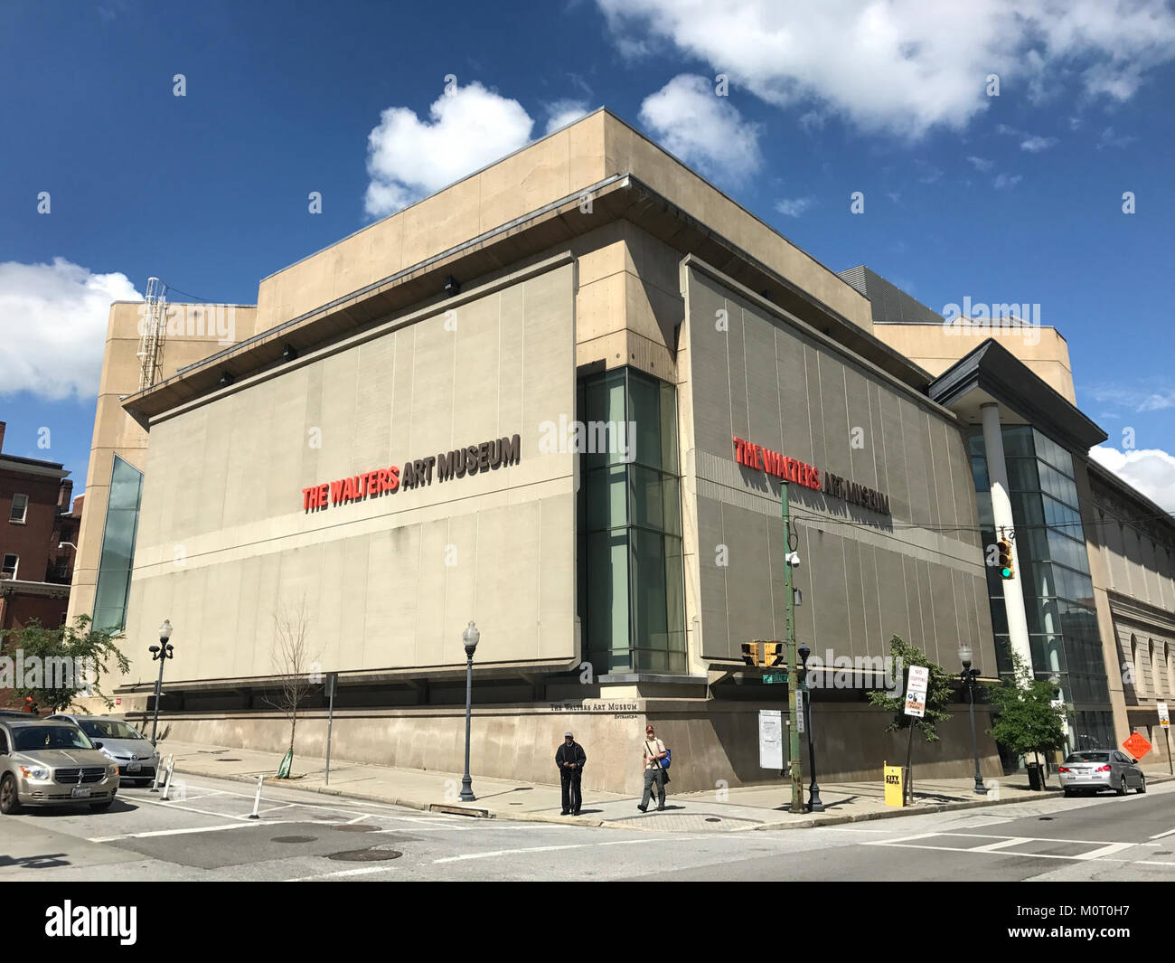 L'ajout de la rue Centre, conçu par Shepley Bulfinch Richardson et Abbott, est une importante expansion architecturale du Walters Art Museum de Baltimore. Achevé en 1973-1974, il enrichit l’espace d’exposition du musée. Banque D'Images