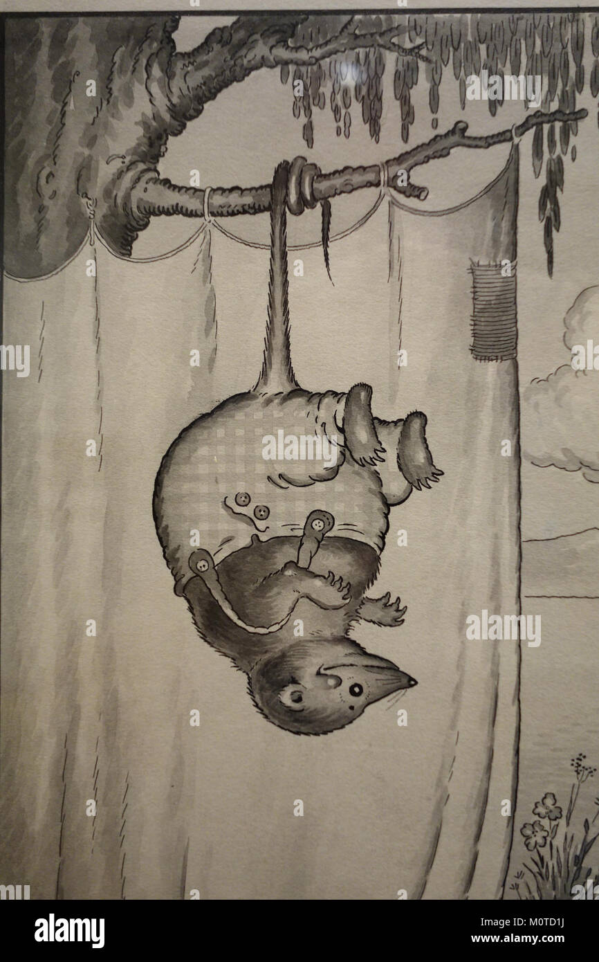 Dessin animé pour la série de Burgess par Harrison Cady, vue 3, 1916, publiée dans le magazine Life, le 6 septembre, 1917, encre sur papier et laver - New Britain Museum of American Art - DSC09098 Banque D'Images