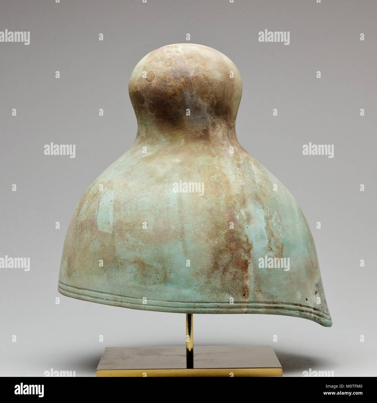 Casque de cérémonie inscrit pour Osiris Hor-Psamtik, qui fait partie de la collection MET, numéro de catalogue 41.2,9. Banque D'Images