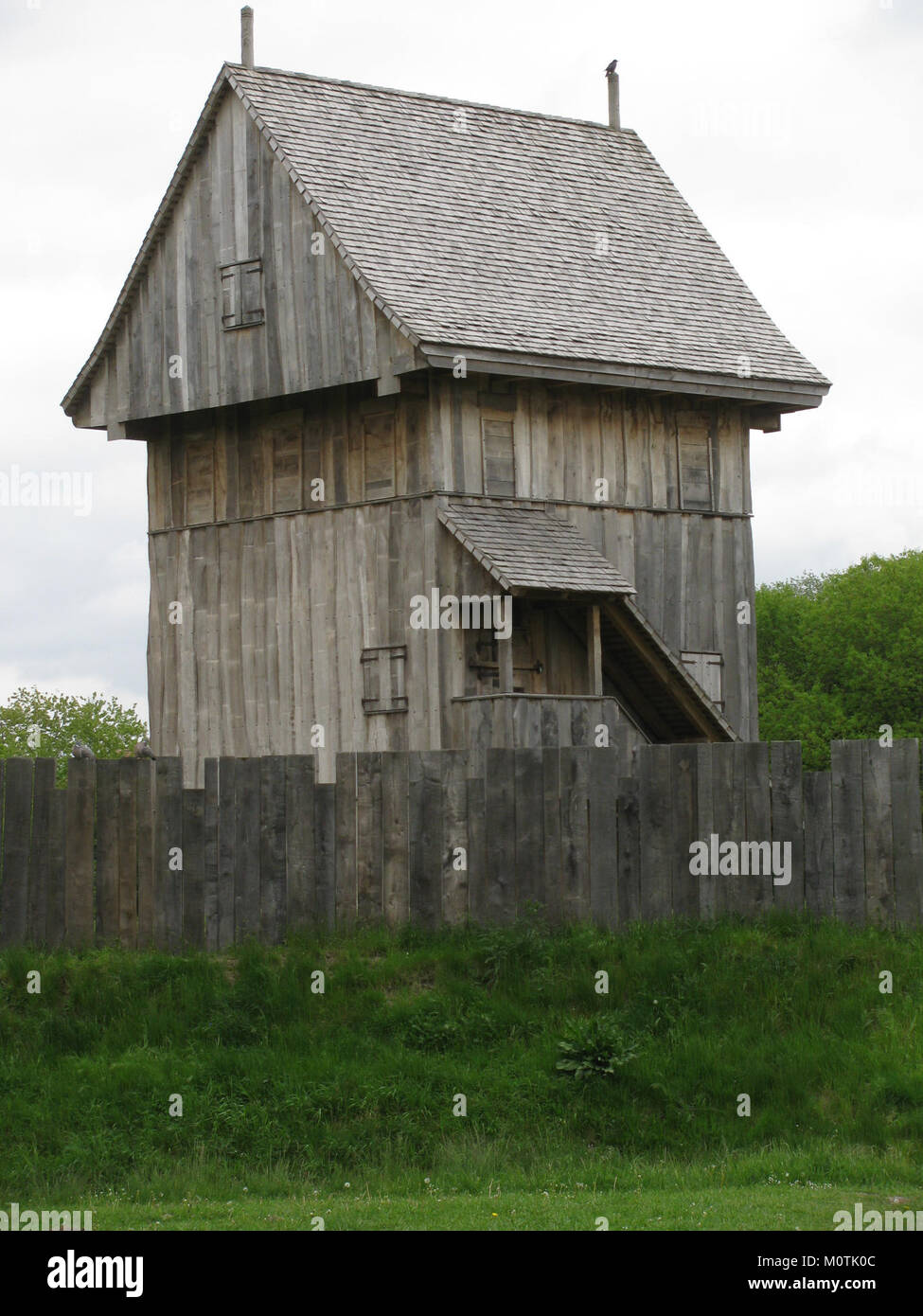 Castrum Vechtense fait référence au site du fort romain situé aux pays-Bas, qui a joué un rôle important à l'époque romaine dans la défense et la stratégie militaire. Banque D'Images