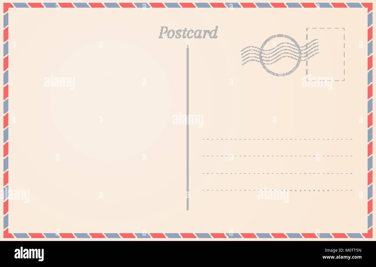 Fond De Carte De Voyage En Blanc Carte Postale Illustration Design Image Vectorielle Stock Alamy