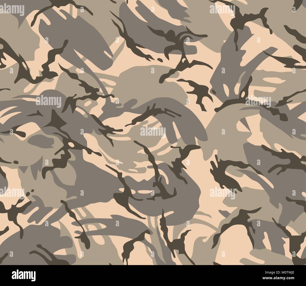 Motif Camouflage. transparente Impression couleur militaire dans le désert. Arrière-plan de l'armée. Illustration de Vecteur