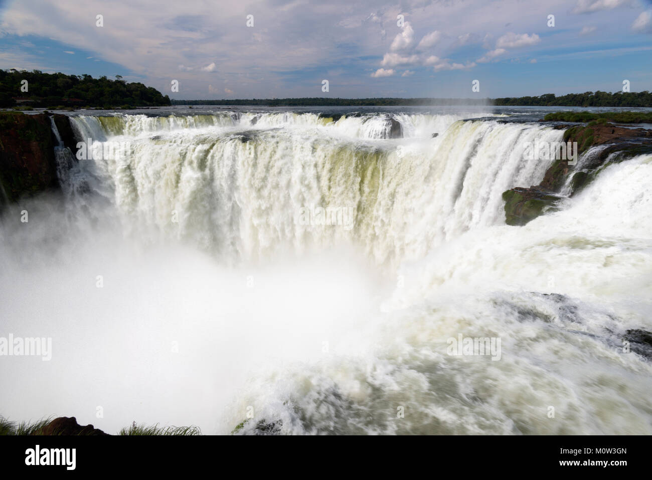 Vue de la Gorge du Diable, l'Iguazu, Argentine Banque D'Images