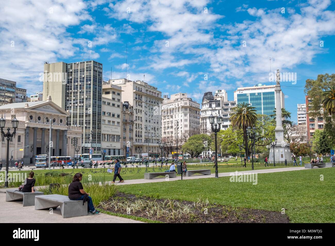 Argentine, province de Buenos Aires, Buenos Aires,Plaza Lavalle, Banque D'Images