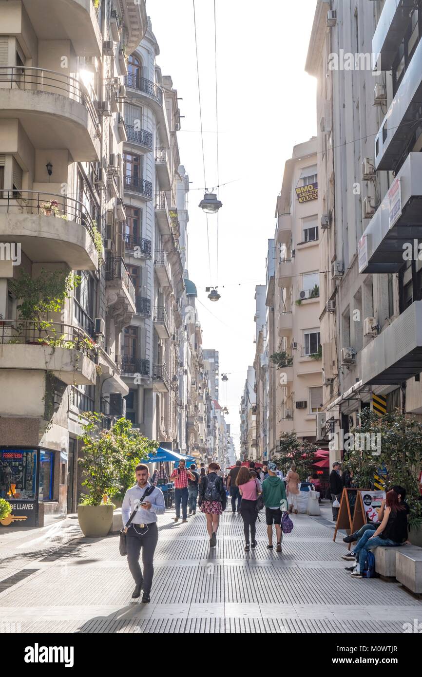 Argentine, province de Buenos Aires, Buenos Aires,avenida Lavalle Banque D'Images