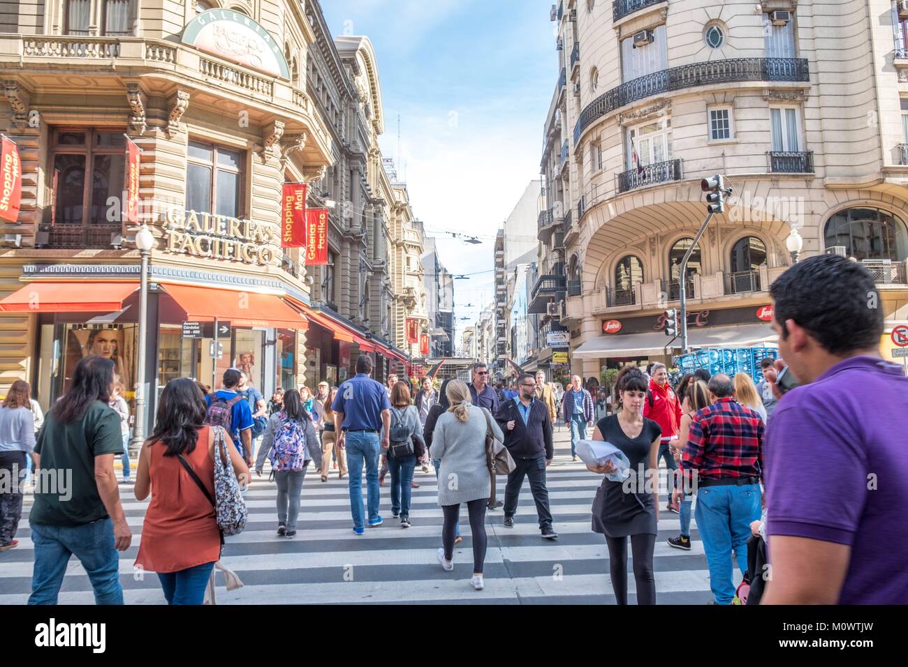 Argentine, province de Buenos Aires, Buenos Aires,avenida Florida Banque D'Images