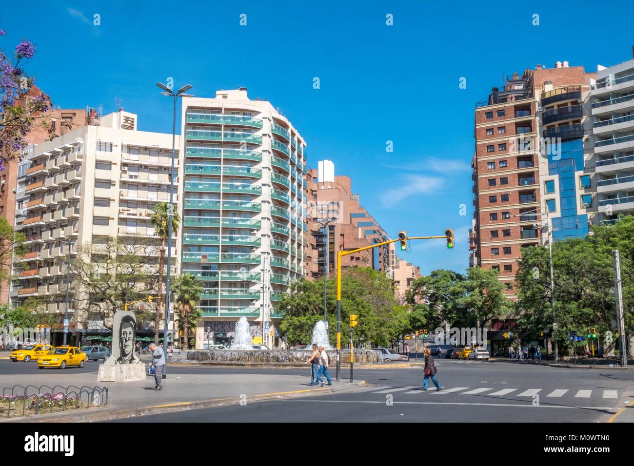 L'Argentine, Cordoba province,Cordoba,plaza Velez Sarsfield Banque D'Images