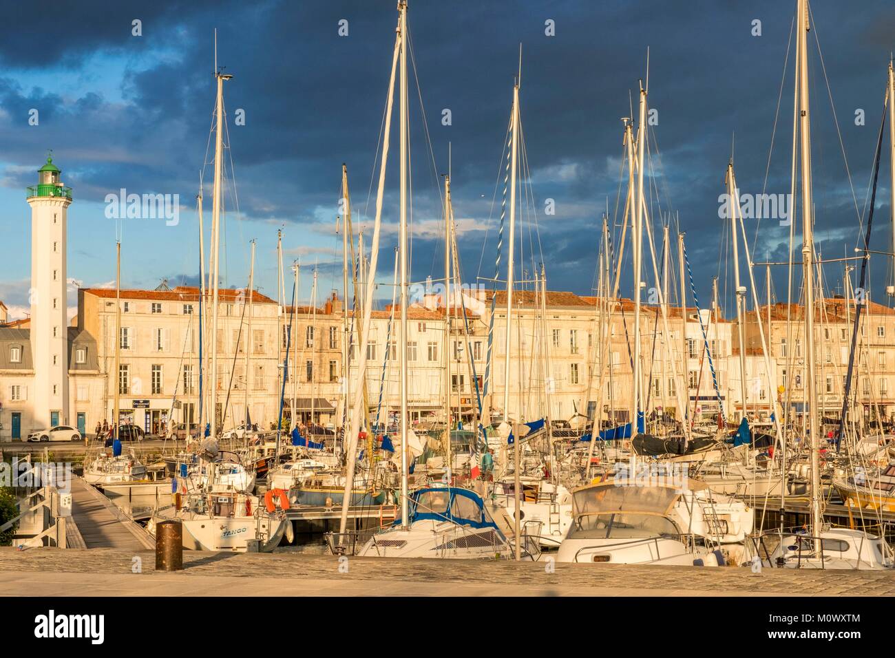 France,Charente Maritime,La Rochelle,bassin flottant du Vieux Port Banque D'Images