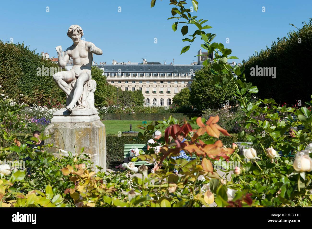 France,Paris,jardin,Palais Royal Banque D'Images