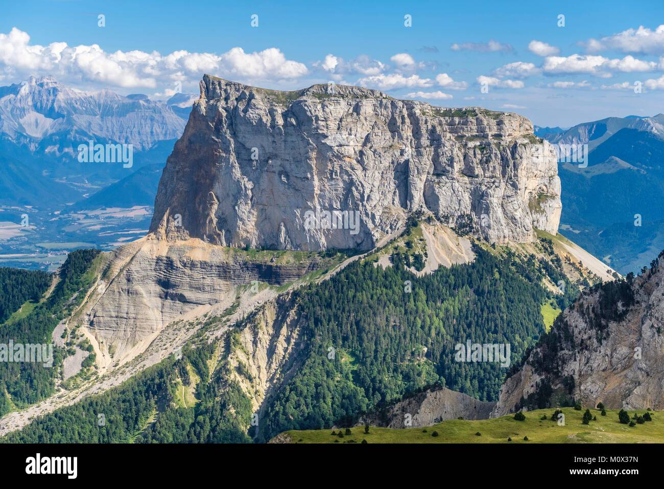 France,Isère,Parc Naturel Régional du Vercors, la réserve naturelle nationale des hauts plateaux du Vercors, monter (alt : 2087 m) Banque D'Images