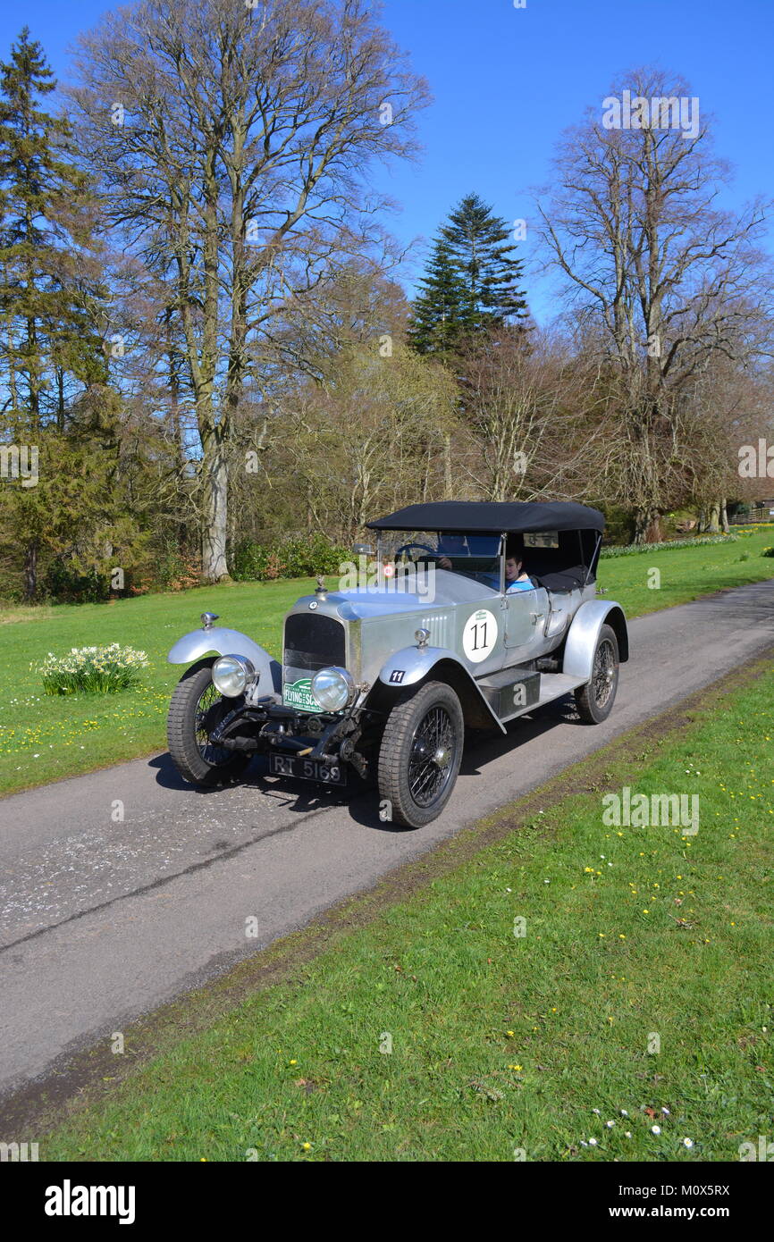 1925 Vauxhall Velox 30-98, Paxton House, Northumberland Banque D'Images