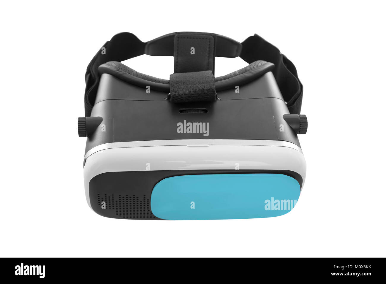 Lunettes de réalité virtuelle isolé sur fond blanc. Banque D'Images