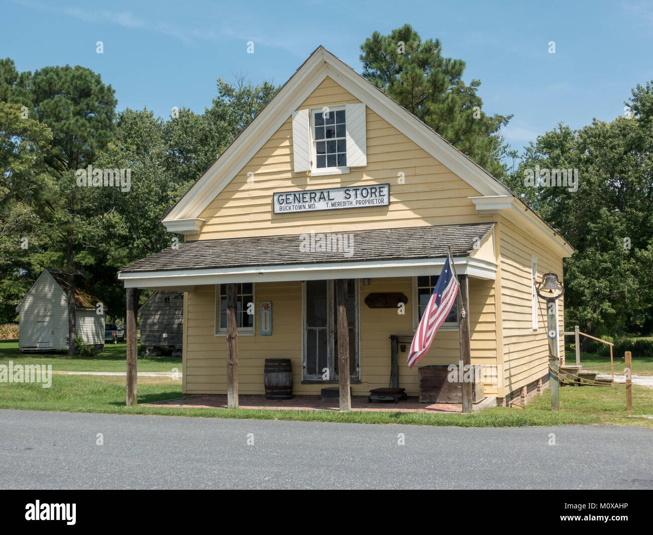 Le Magasin général historique dans Bucktown, Cambridge, Maryland, United States. Banque D'Images