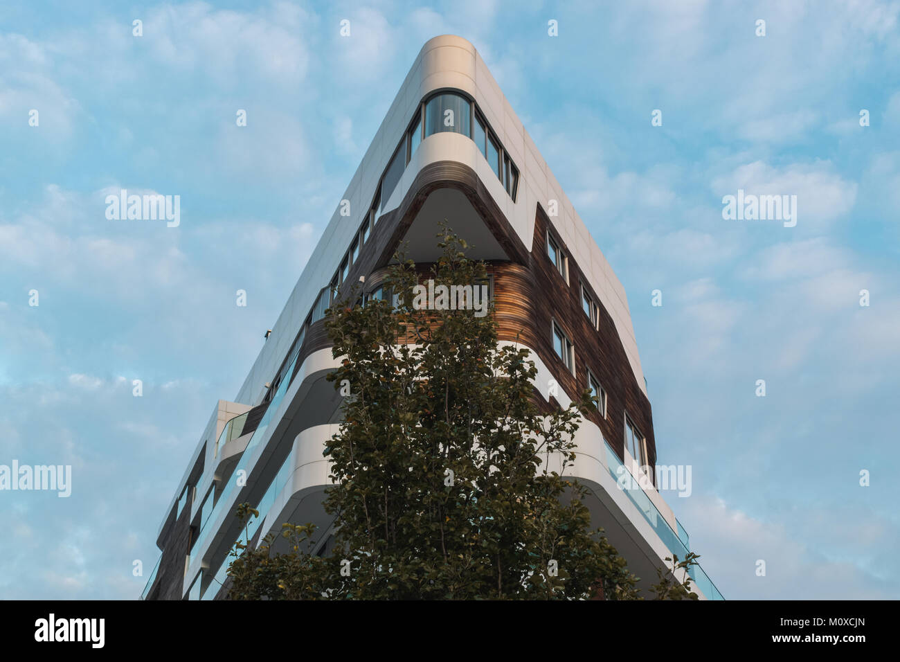 Hadid apartments in city life, milan , Italie Banque D'Images