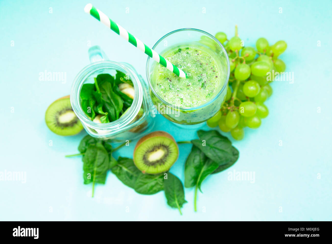 Smoothie aux fruits frais Banque D'Images