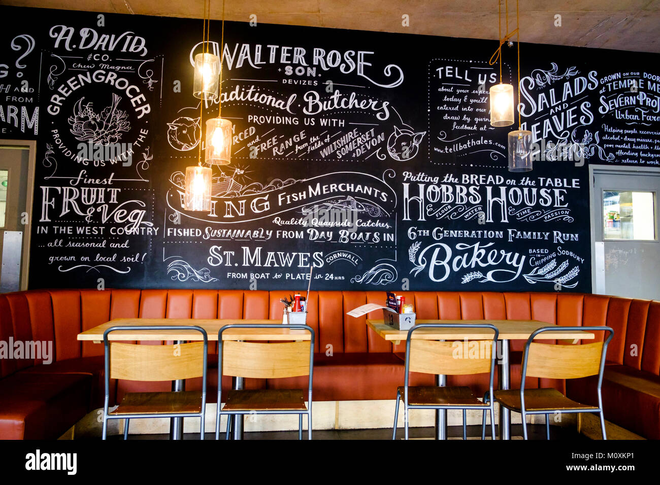 La Colston Hall à Bristol. Aftert le marchand nommé litigieuses Edward Colston. Le café à la colston Hall Banque D'Images