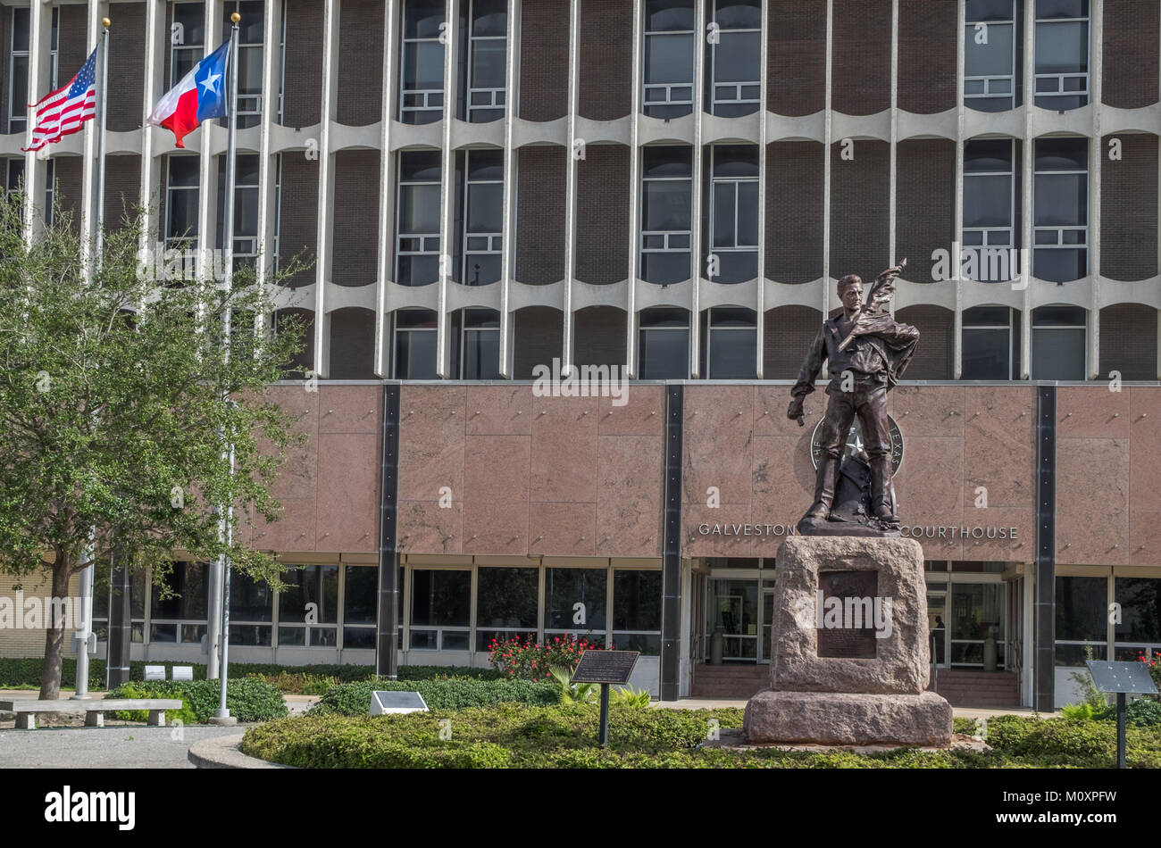 Palais de justice du Comté de Galveston au Texas Banque D'Images