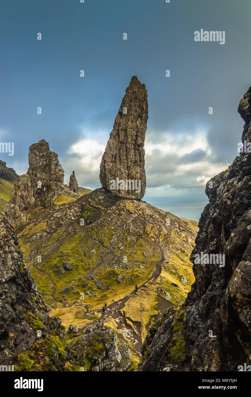 Le vieil homme de Storr, Isle of Skye - Banque D'Images