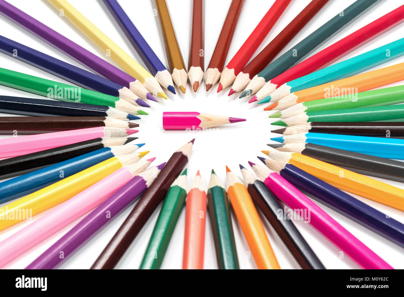 Crayons de pointeur Banque D'Images