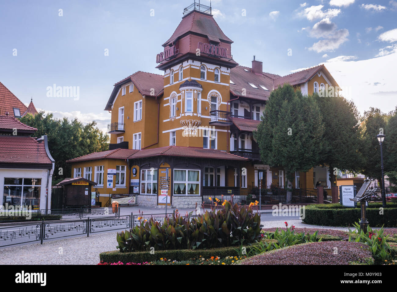 Orion Resort bâtiment dans Kudowa-Zdroj ville de Basse-silésie de Pologne Banque D'Images