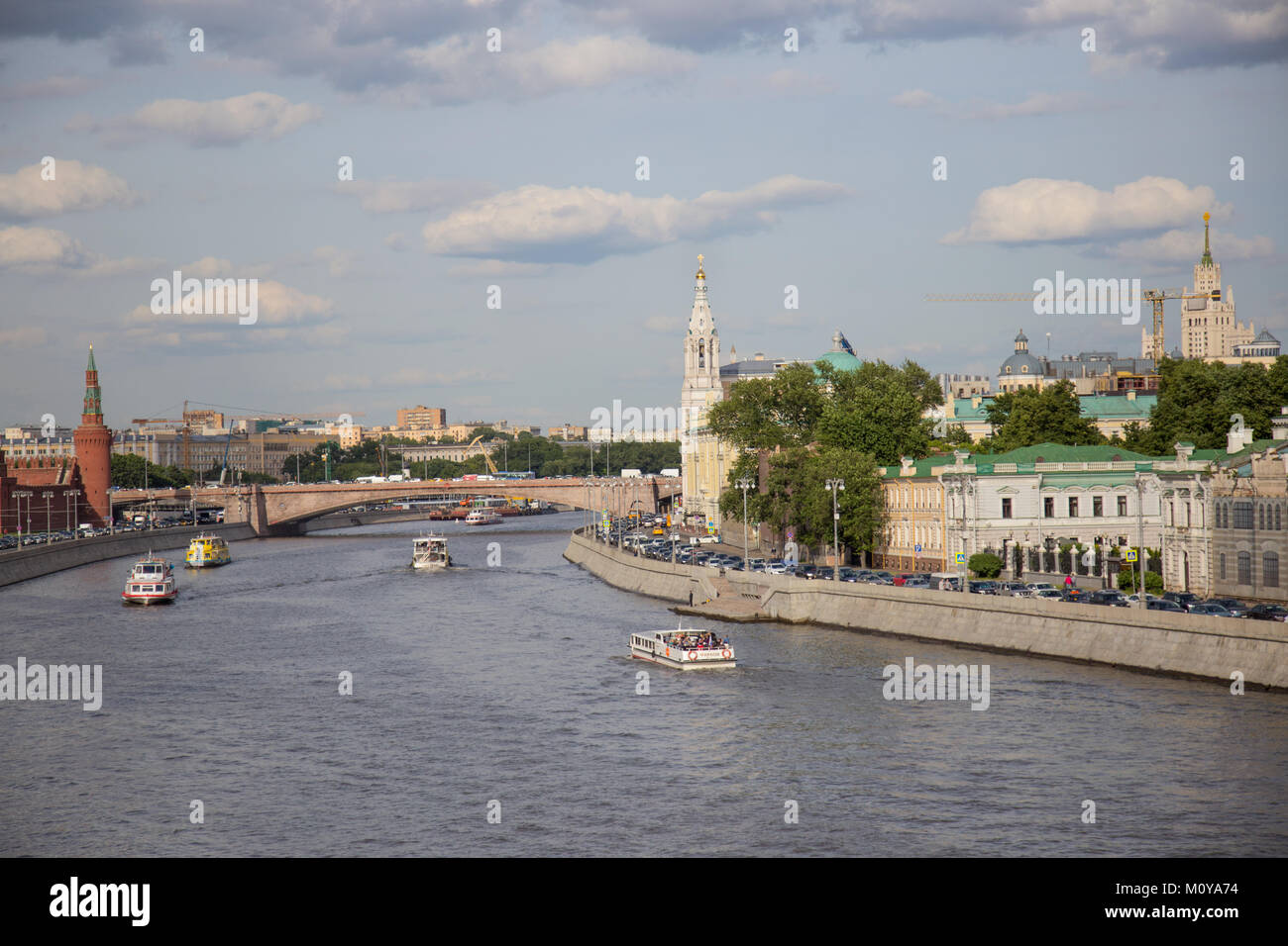 Moscou, Russie Street View Banque D'Images