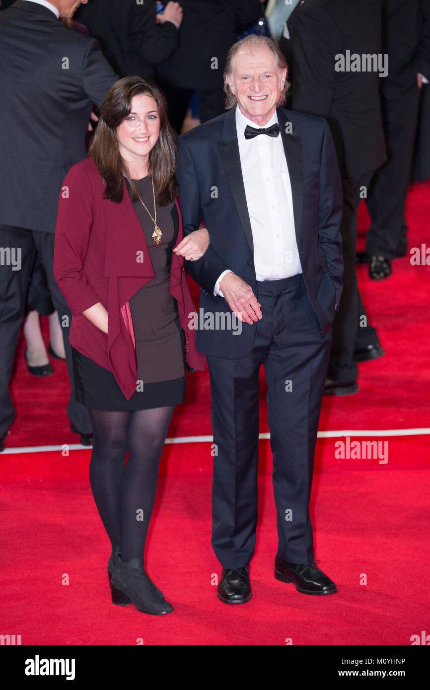 Londres, Royaume-Uni, 26 octobre 2015, David Bradley assiste à la première mondiale de 'Stinger' au Royal Albert Hall. Mariusz Goslicki/Alamy Banque D'Images