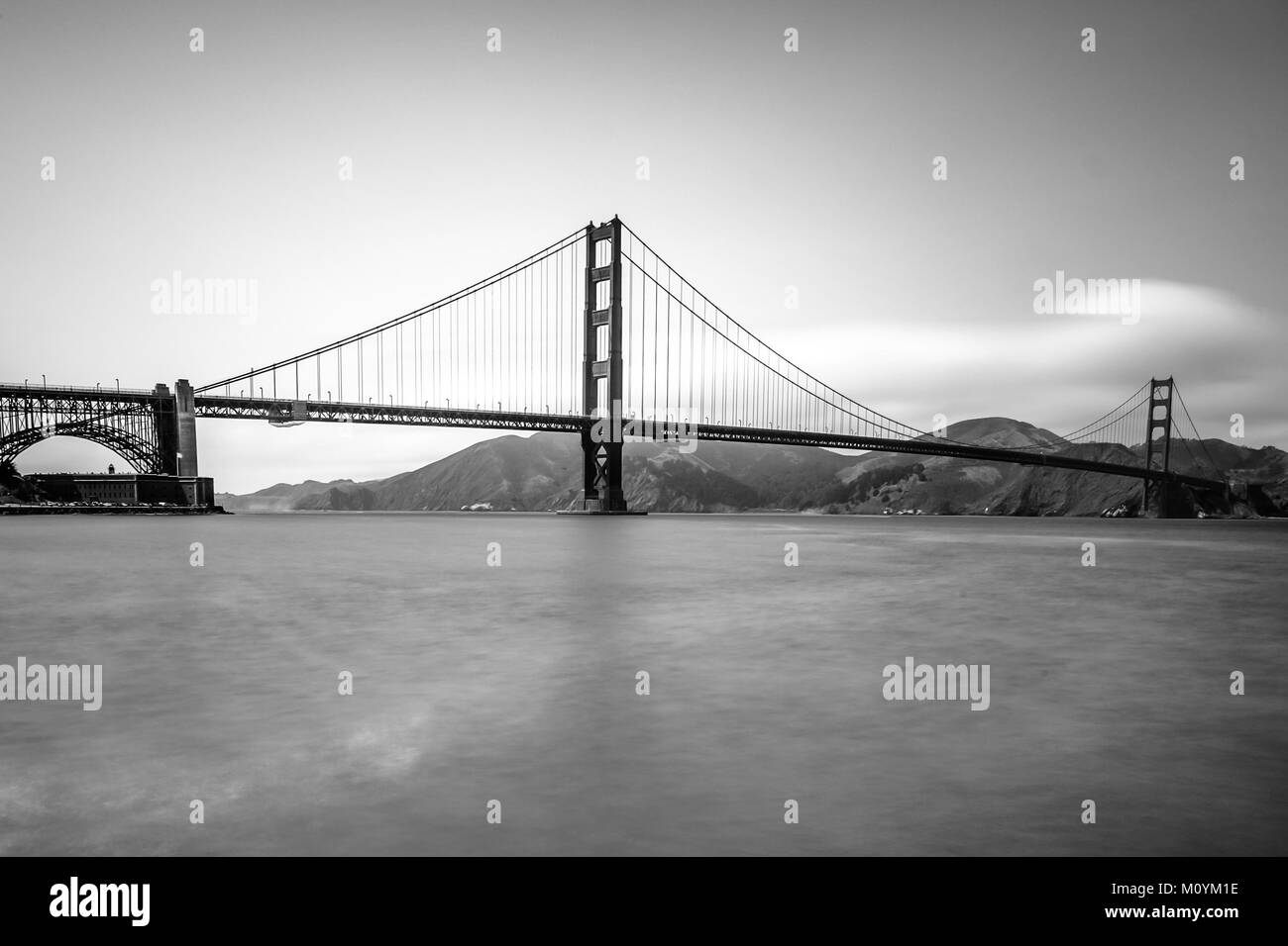 Le Golden Gate Bridge, San Francisco, California, USA Banque D'Images