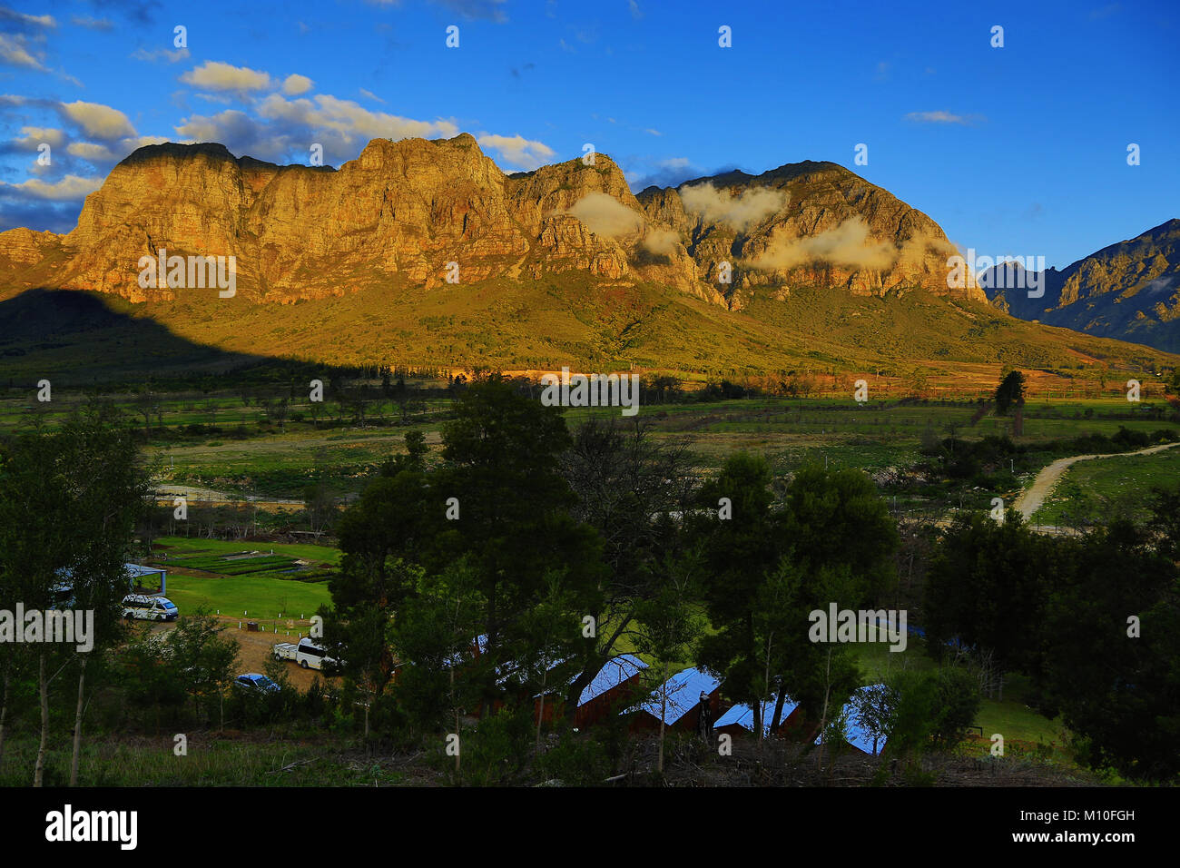 Montagnes de Stellenbosch, Afrique du Sud Banque D'Images