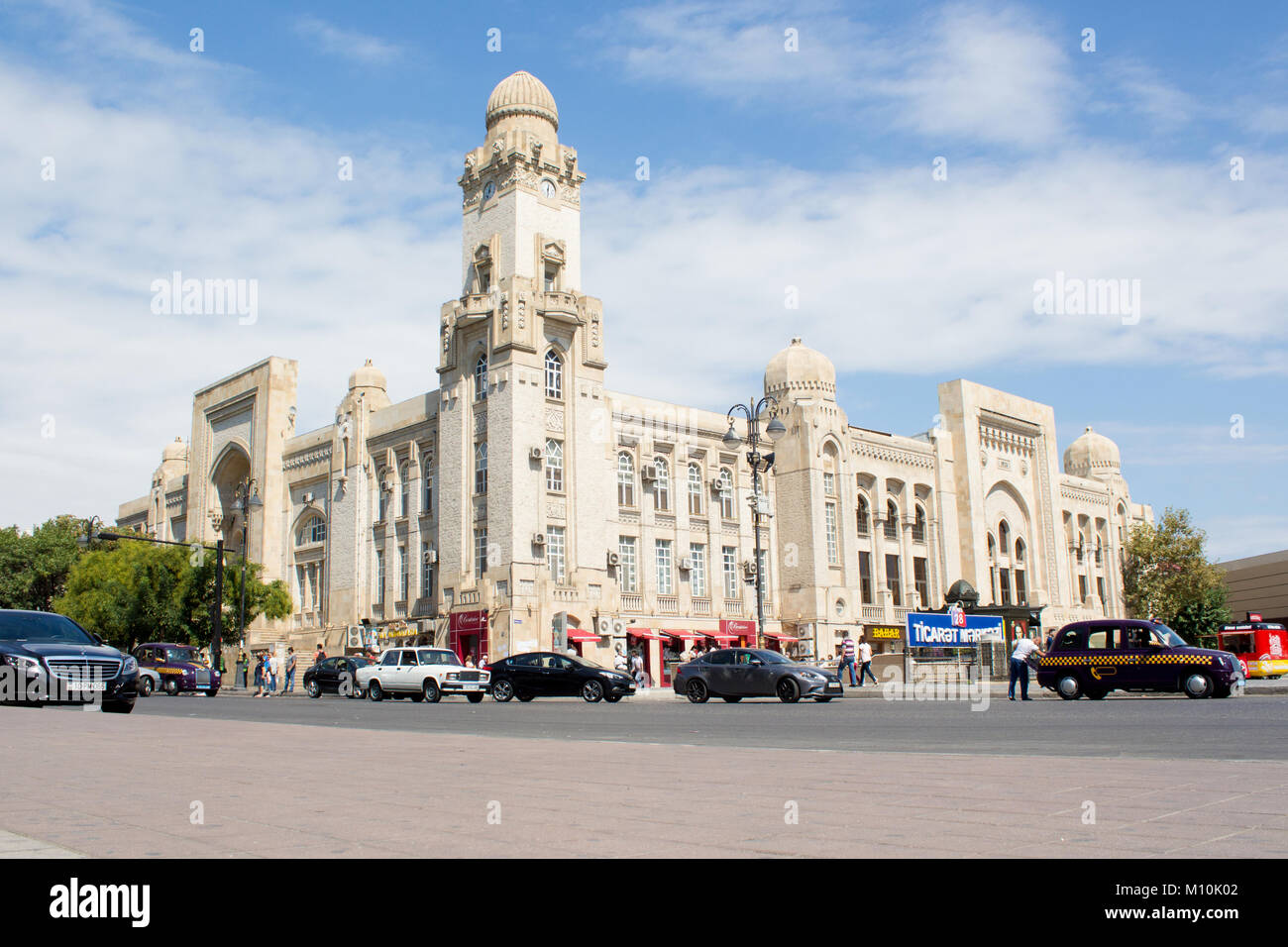 Photo de la construction du métro de Bakou en Azerbaïdjan, son