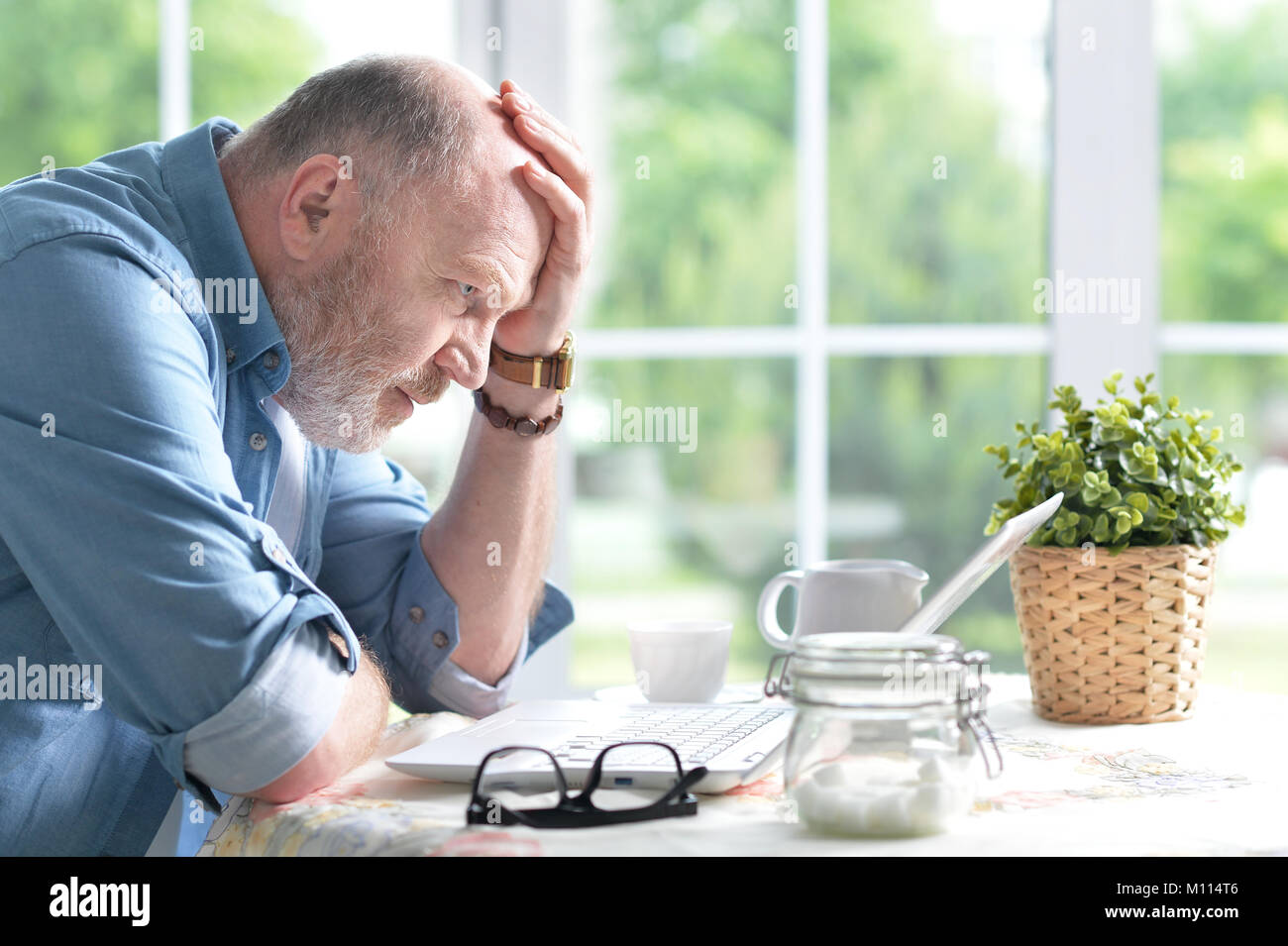 Senior Banque D'Images