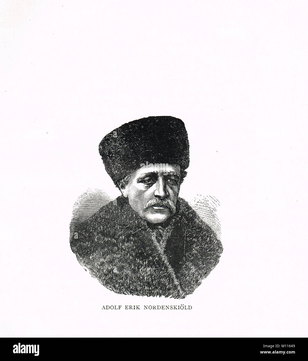 Adolf Erik Nordenskiöld, explorateur de l'Arctique Banque D'Images