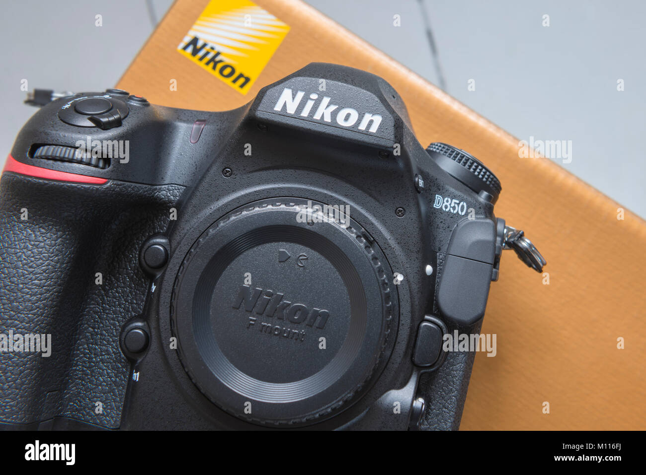 Le Nikon D850 Banque D'Images