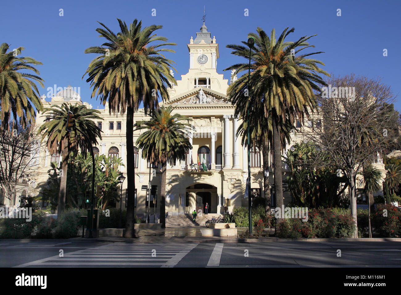 Hôtel de ville Malaga Espagne Architectes Guerrero Strachan et Rivera Vera Banque D'Images