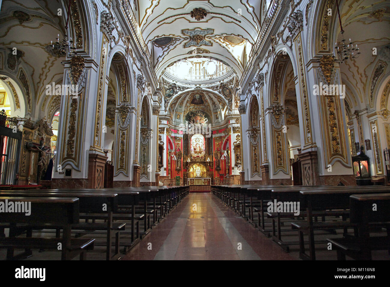 Église des Martyrs à Malaga, Espagne Banque D'Images