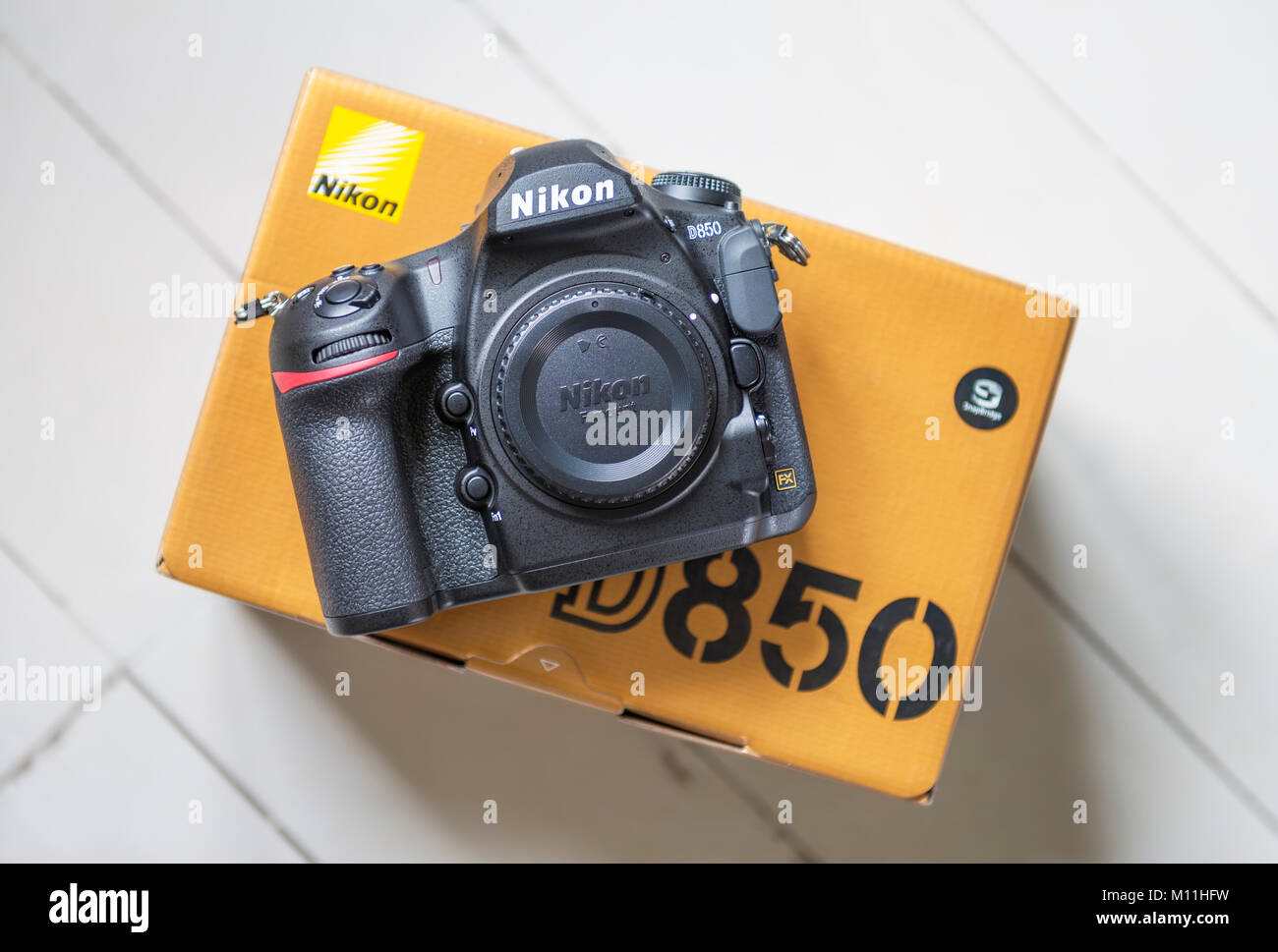 Le Nikon D850 Banque D'Images