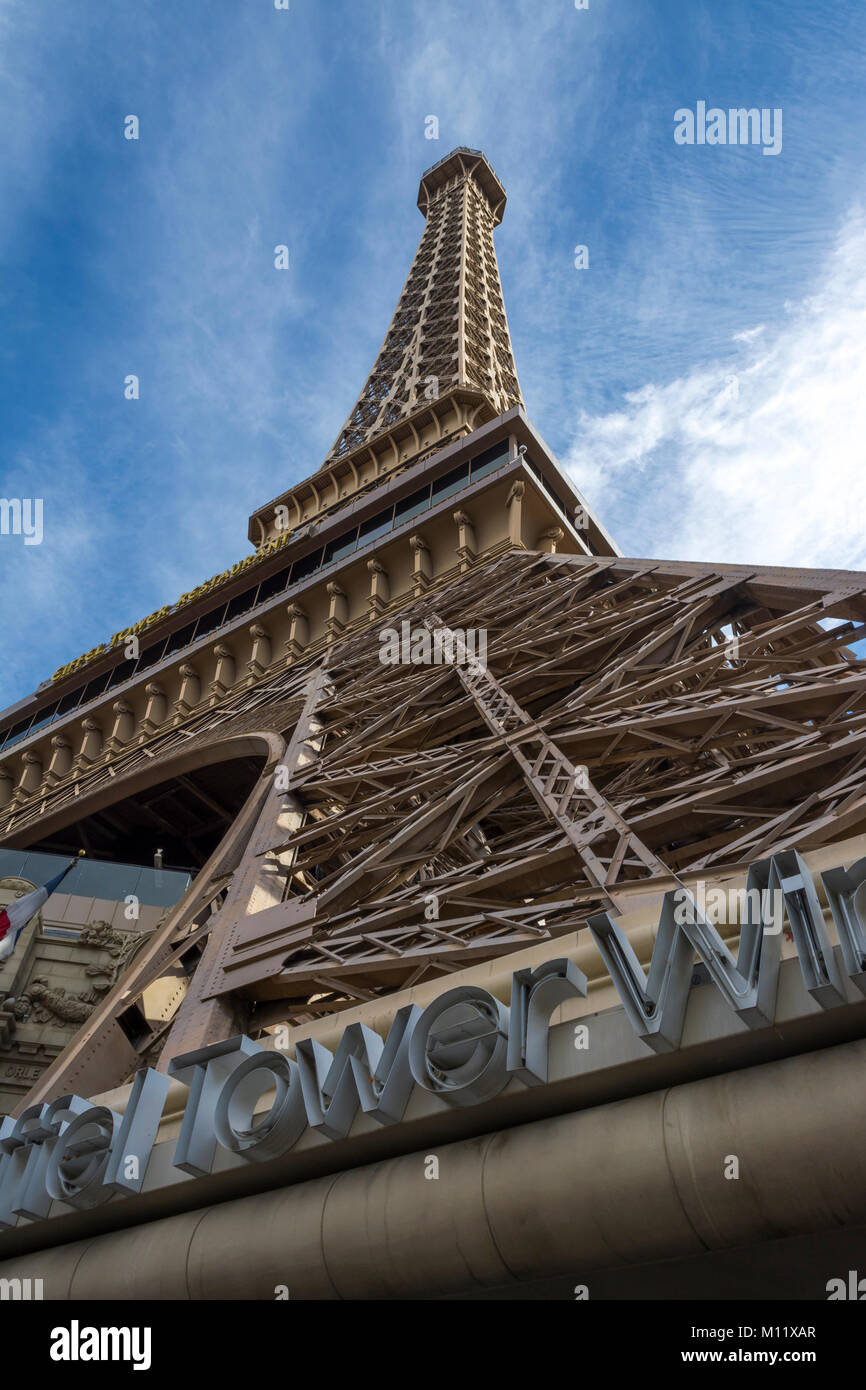 Paris Hotel and Casino, Las Vegas Boulevard South, Las Vegas, Nevada, USA. Banque D'Images