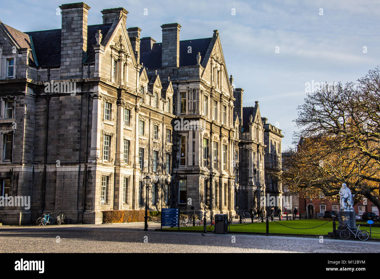 Les résidences pour étudiants, Trinity College Dublin Banque D'Images