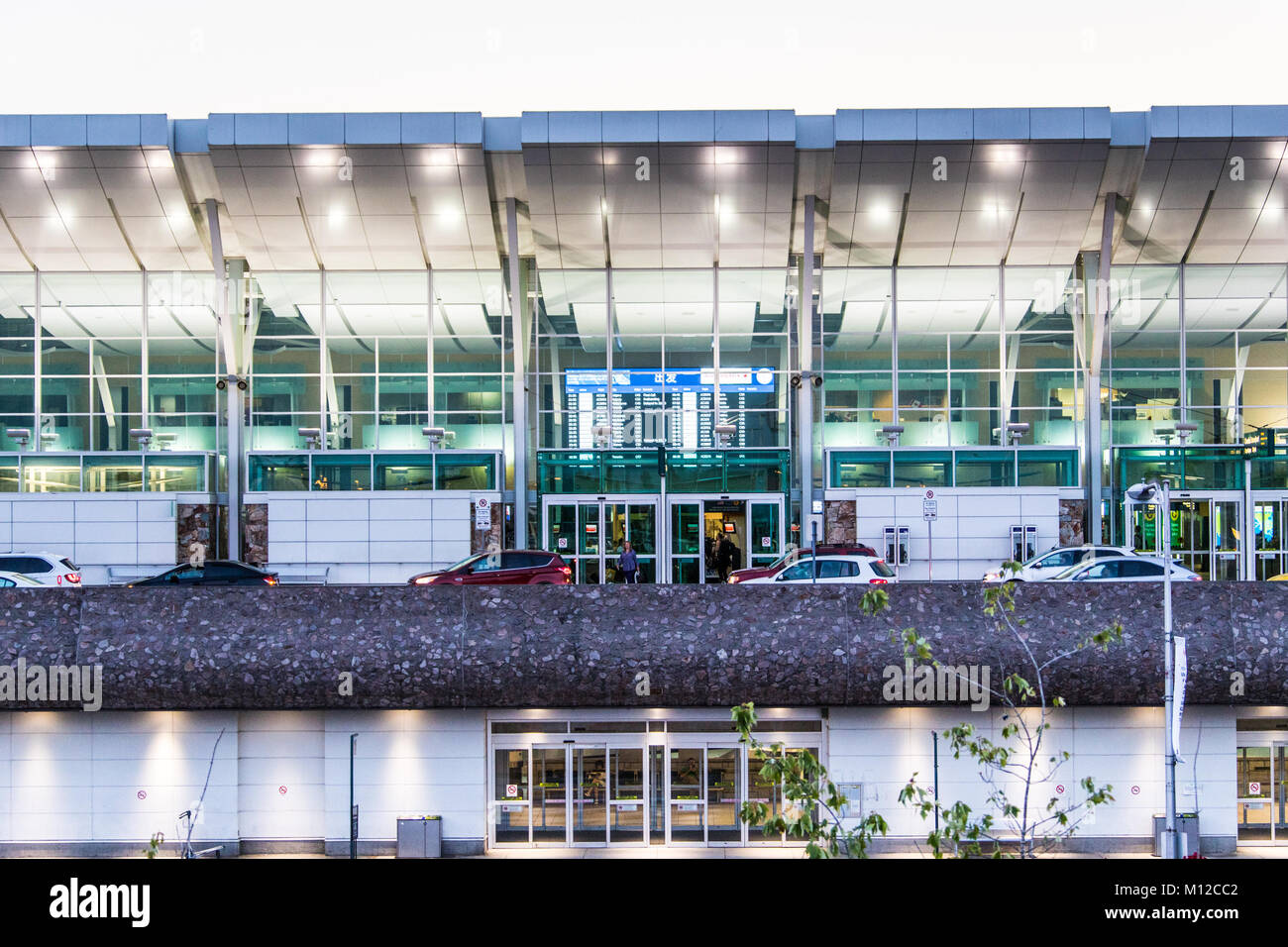 L'aéroport international de Vancouver, Vancouver, Vancouver, BC, Canada Banque D'Images