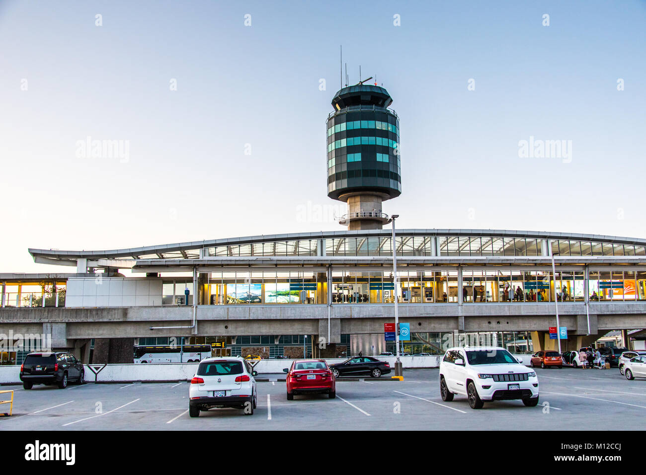 L'aéroport international de Vancouver, Vancouver, Vancouver, BC, Canada Banque D'Images