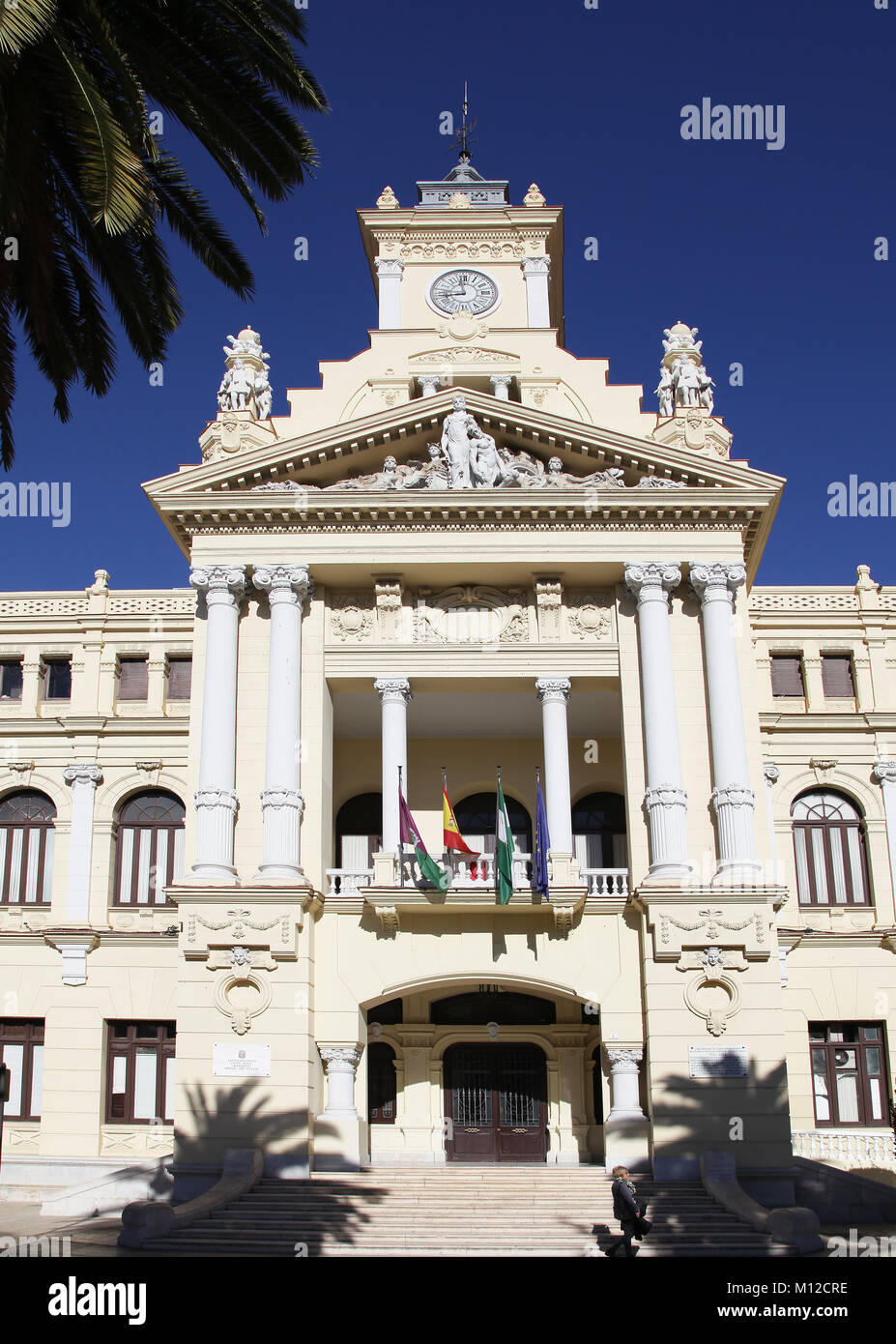 Hôtel de ville Malaga Espagne Architectes Guerrero Strachan et Rivera Vera Banque D'Images