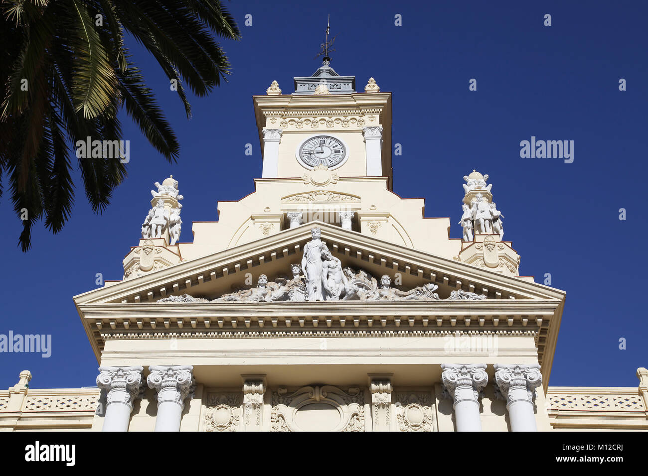 Hôtel de ville Malaga Espagne Architectes Guerrero Strachan et Rivera Vera Banque D'Images