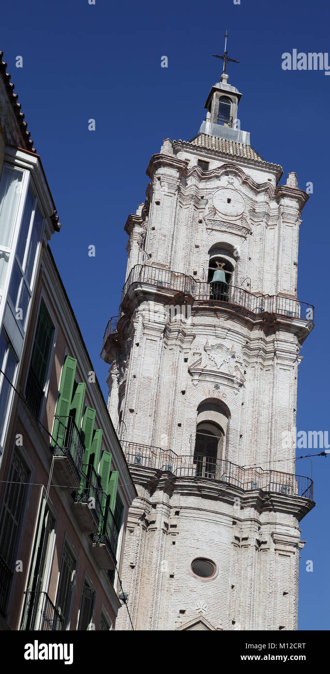 Saint Jean l'église baptiste Malaga Calle San Juan, 3.Espagne Banque D'Images