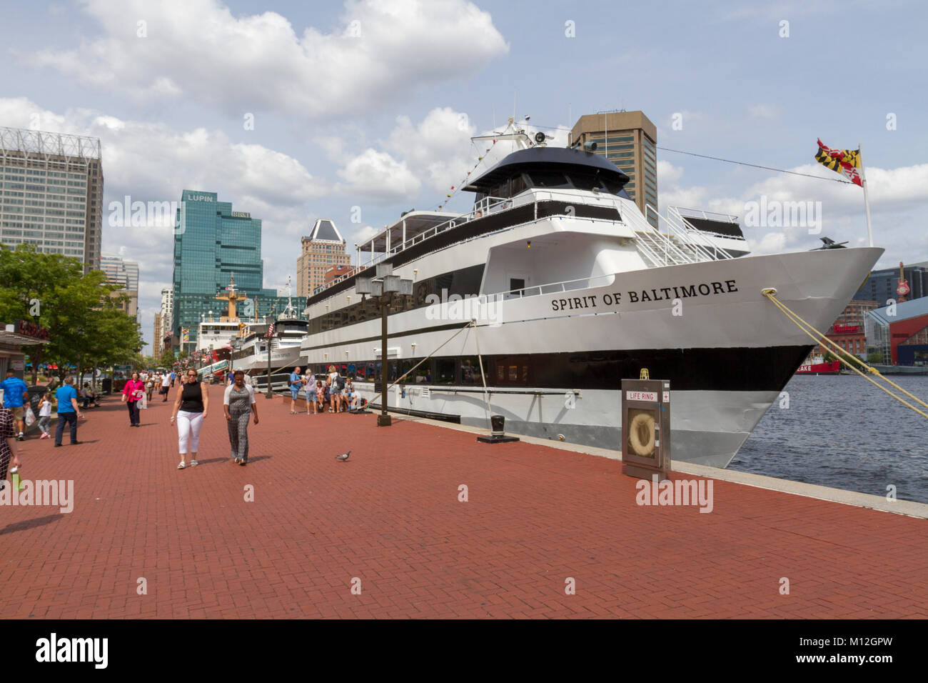 L'esprit de la Baltimore Inner Harbor de Baltimore, à Baltimore, Maryland, United States. Banque D'Images
