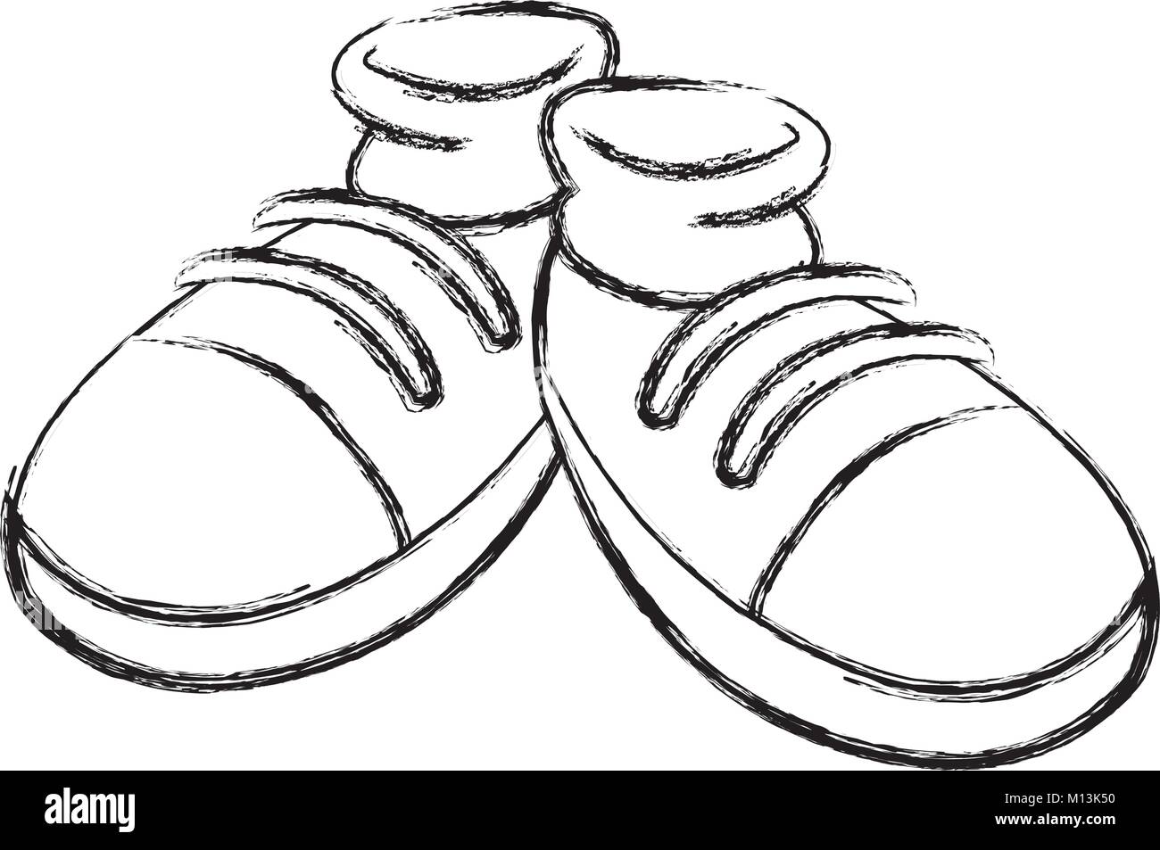 Paire de chaussures cartoon Image Vectorielle Stock - Alamy