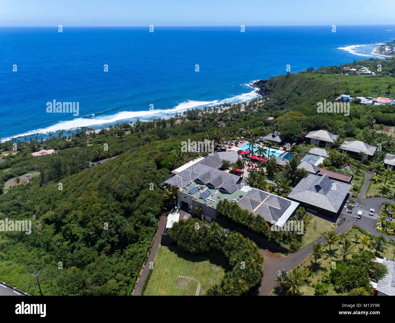 La France, l'île de la réunion, plage de Grande Anse, le Palm Hotel and