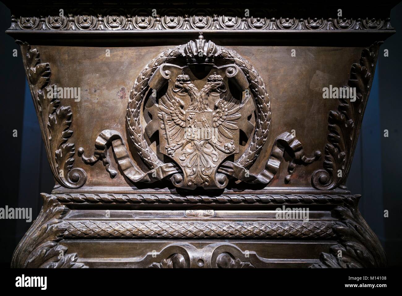 L'Autriche, Vienne, Kaisergruft sépulture impériale, Vault, lieu de repos de la famille royale des Habsbourg, une crypte du Roi Ferdinand I Banque D'Images