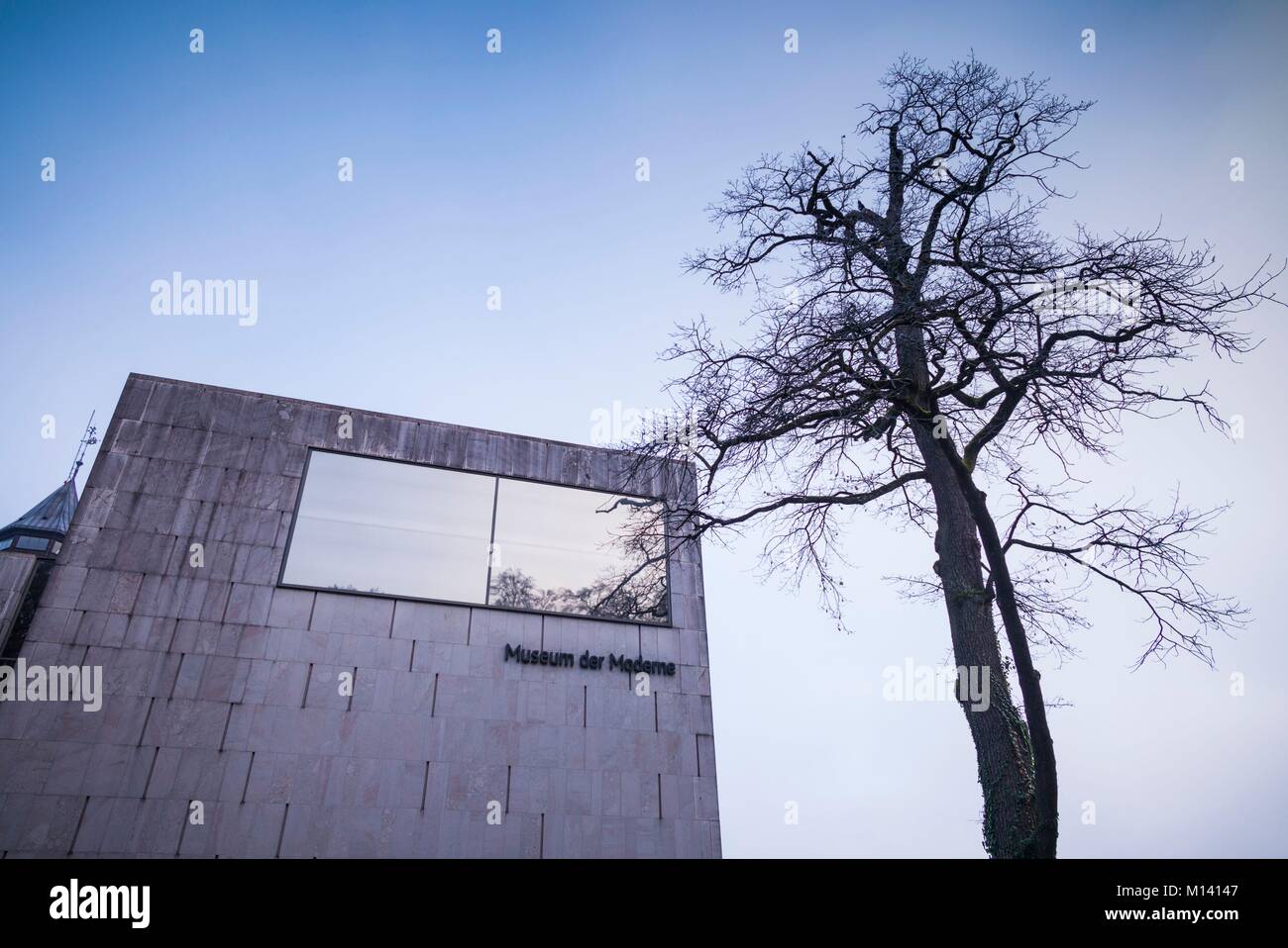 Autriche, Salzbourg, Salzbourg, Museum der Moderne Monchsberg, musée d'art moderne, extérieur Banque D'Images