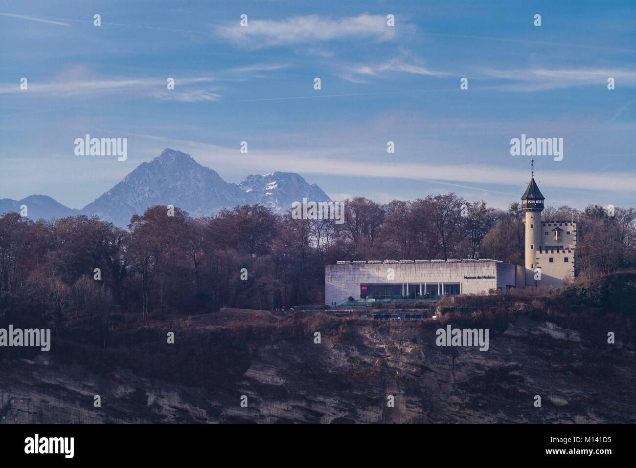 Autriche, Salzbourg, Salzbourg, Museum der Moderne Monchsberg, musée d'art moderne, extérieur Banque D'Images