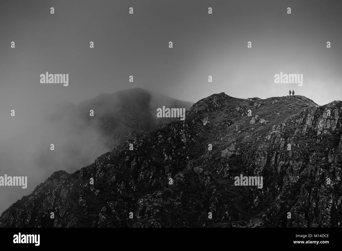 Aonach Eagach, Glencoe Banque D'Images