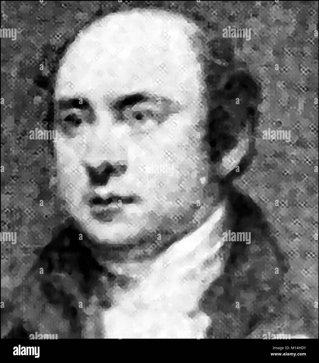 Un imprimé 1921 portrait de Sir Francis Chantrey Legatt (1781-1841), peintre britannique Regency & sculpteur prolifique Banque D'Images